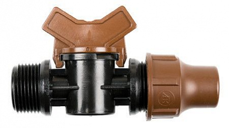 Rain Bird BF-valve - кран капельной линии 17 мм. × ¾" НР (400)