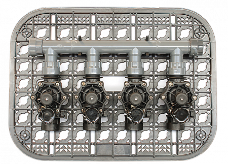 Комплект с полкой для коробки 4 электроклапанами 155 1" М х UN 24 B (100.1561130)